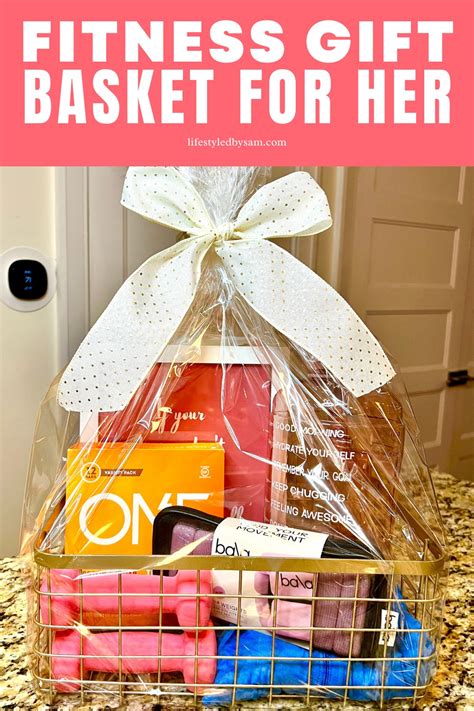 workout gift basket for her